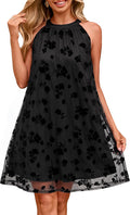 Simplee Women Halter Summer Dress Sleeveless Wedding Guest Tulle Mini Dress Flowy Party Cocktail Short Dresses 2026